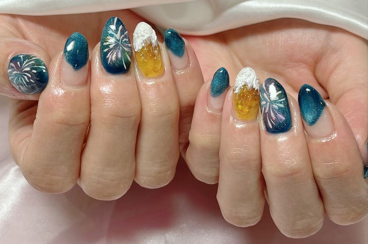 花火　おまつり