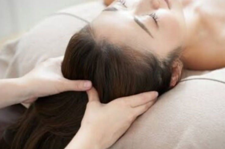 疲れた頭をじんわり癒す【ヘッドマッサージ】