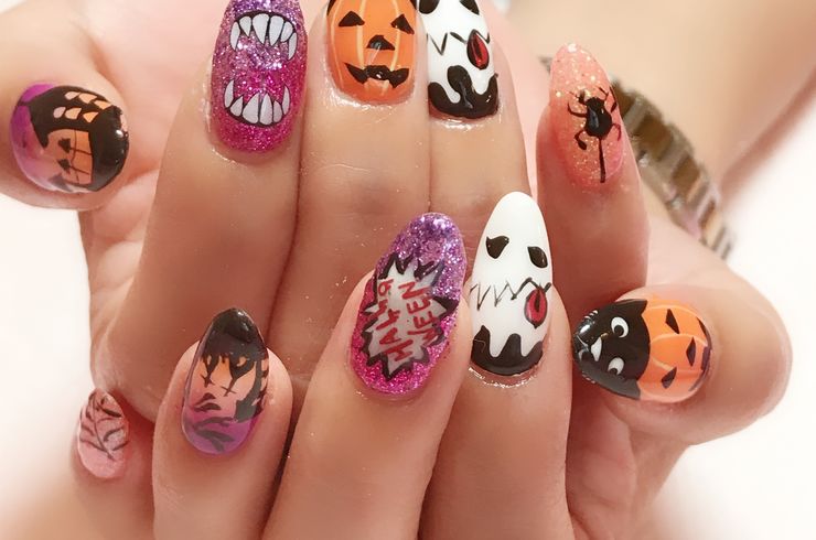 ハロウィンネイル